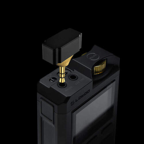 DJ44Gold 4.4mm Female to 3.5mm Male Adapter (Black Gold Edition)