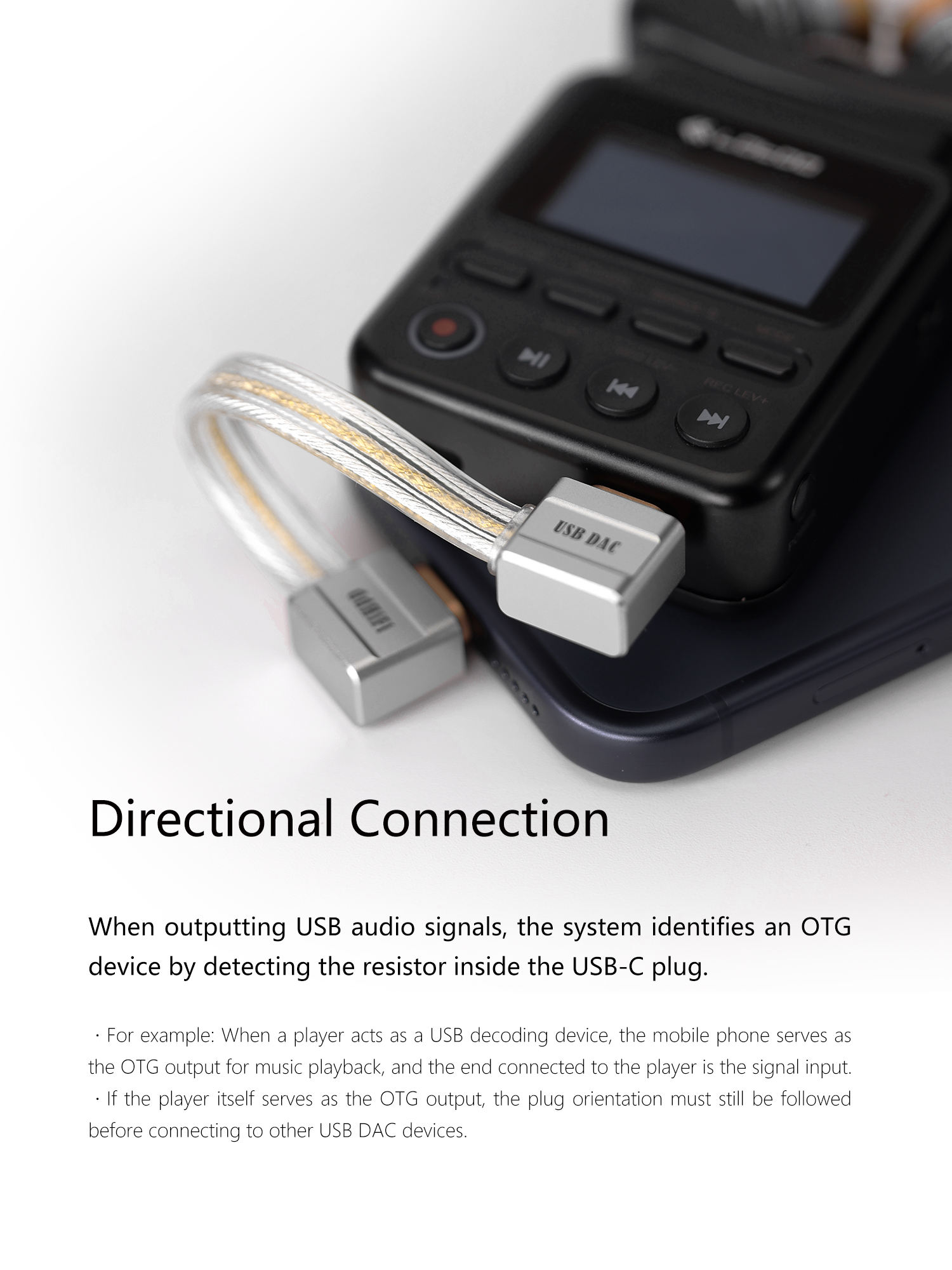 最新作 ddHiFi TC19LL USB-C OTGケーブル TC19LL L-Shaped USB OTG Cable – ddHiFi