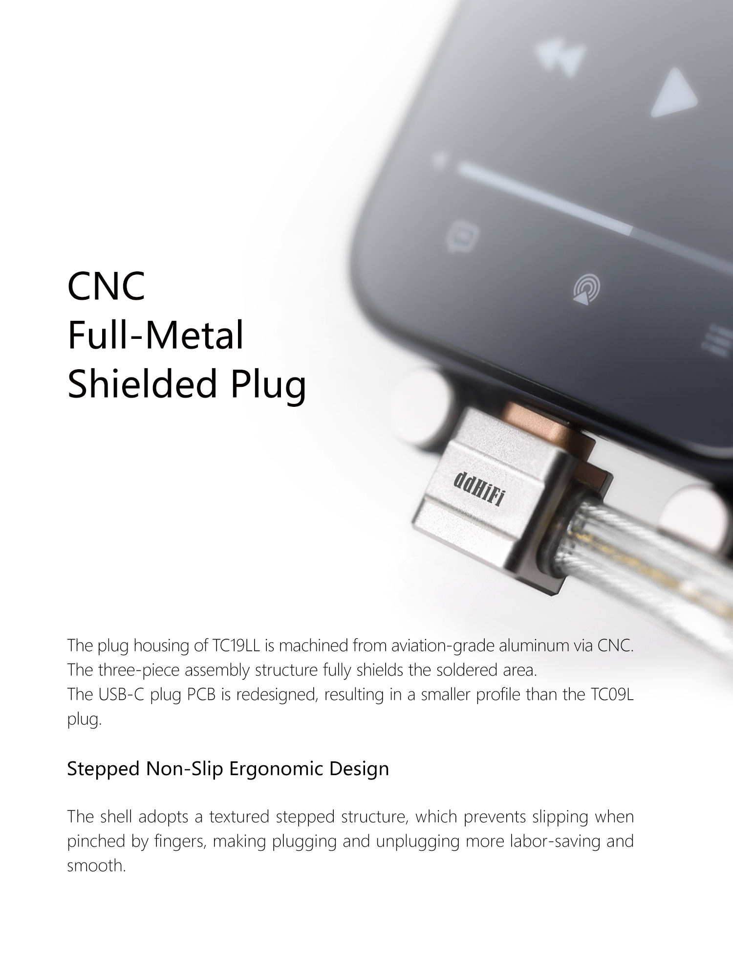 TC19LL L-Shaped USB OTG Cable – ddHiFi